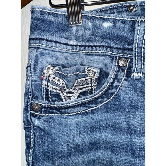 Vigoss The Chelsea Mid Rise Capri Jeans  Size 5 - Picture 7 of 15